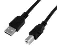 POWERTECH καλώδιο USB σε USB Type Β CAB-U159 480Mbps 1.5m μαύρο 10τμχ