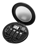 POWERTECH all in one κιτ φόρτισης με καλώδιο & αντάπτορες CAB-U161 60W 30cm μαύρο