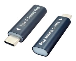 POWERTECH USB-C display emulator plug CAB-UC094 4K/60Hz γκρι