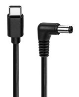 POWERTECH καλώδιο τροφοδοσίας USB-C σε DC CAB-UC098 5.5x2.1mm 0.5m μαύρο