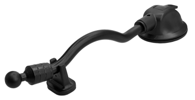 Εύκαμπτος βραχίονας βάσης κινητού με βεντούζα CAR-0011 μαύρος