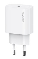 USAMS φορτιστής τοίχου CC226 USB-C 20W λευκός