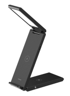 USAMS ασύρματος φορτιστής US-CD181 με φωτιστικό 3 σε 1 15W μαύρος