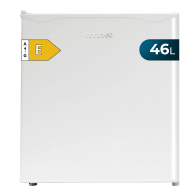 CECOTEC  Μίνι Ψυγείο GrandCooler 20000 SilentCompress Λευκό, 46 Λίτρα, Εσωτερική Κατάψυξη, 48,7x48 εκ., Αναστρέψιμη Πόρτα, Ενεργειακή Κλάση E  CEC-00149