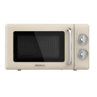 Cecotec Φούρνος Μικροκυμάτων με Γκριλ 20L 700W CEC-01709 Retro Beige