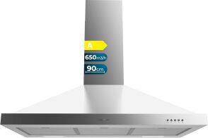 Cecotec Απορροφητήρας Καμινάδα 90cm Bolero 165W CEC-02844 Inox