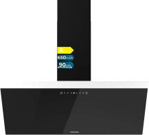 Cecotec Απορροφητήρας Καμινάδα 90cm Bolero Flux DT 90650 Μαύρο