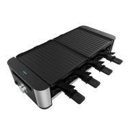 Cecotec Ηλεκτρική Ψησταριά Raclette Grill 1400 W Cheese&Grill 16000 Inox Black CEC-03224