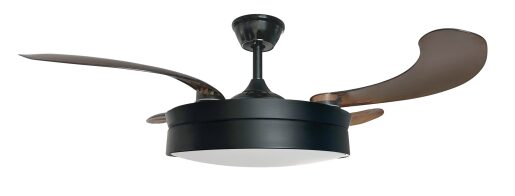 IQ Ανεμιστήρας Οροφής με Φως και Τηλεχειριστήριο CF-1406 Μαύρος