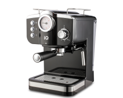 IQ Μηχανή Espresso 1100W Πίεσης 20bar Μαύρη CM-175