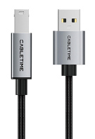 CABLETIME καλώδιο USB σε USB Type B CT-AMBM1 480Mbps 5m μαύρο