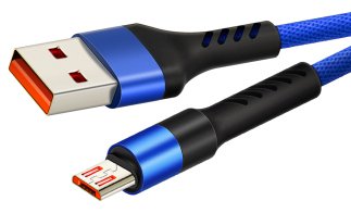 CABLETIME καλώδιο micro USB σε USB CT-C165-P05 2.4A 480Mbps 1m μπλε