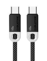 CABLETIME καλώδιο USB-C CT-CM60-PBW 60W PD 480Mbps 1m μαύρο