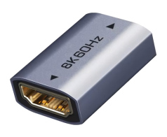 CABLETIME αντάπτορας HDMI CT-HEF8K-AG 8K/60Hz 4K/120Hz 48 Gbps γκρι