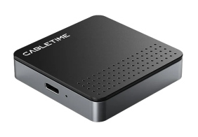 CABLETIME θήκη για M.2 NVME SSD CT-SSD04-AG μαγνητική 10Gbps γκρι