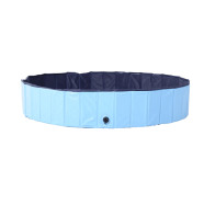 PawHut Αναδιπλούμενη Πισίνα για Κατοικίδια 160 x 30 cm Χρώματος Μπλε D01-015BU