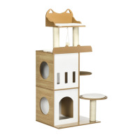 PawHut Ξύλινο Δέντρο Γάτας - Ονυχοδρόμιο 60 x 48 x 133 cm D30-623V00AK