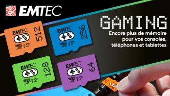 P/C EMTEC mSD 512GB UHS I U3 V30 A2 GAMING ORANGE