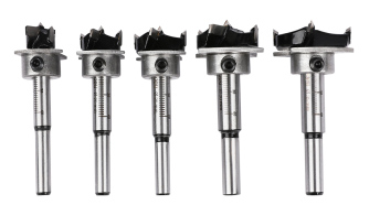 DELI σετ τρυπάνια μεντεσέ DH-MKK005-ED1 για ξύλο/πλαστικό TCT λεπίδα 15-35mm 5τμχ