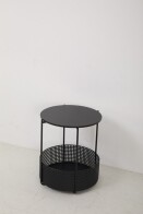 Dimo 45383 Τραπεζάκι Μεταλλικό MDF Ø41x45cm