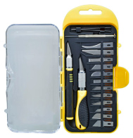 DELI σετ κοπίδια ακριβείας DL-DP1 με θήκη 16τμχ