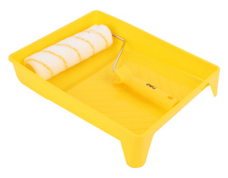 DELI σετ βαφής DL509703 ρολό/λαβή/σκάφη ακρυλικό 12mm 230mm 3τμχ