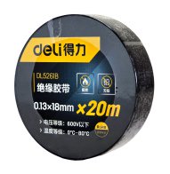 DELI μονωτική ταινία υψηλής αντοχής DL5261B 18mm x 20m μαύρη
