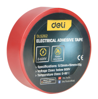 DELI μονωτική ταινία υψηλής αντοχής DL5262 18mm x 9.15m κόκκινη