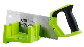 DELI πριόνι ξύλου DL580900 με φαλτσοκούτι 300mm 13 TPI