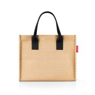 Reisenthel Τσάντα ώμου Daily Shopper Raffia Black