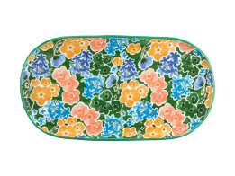 Maxwell & Williams Πιατέλα Παραλ/μη 33x18cm Πράσινη Κεραμική  Forget Me Not Σε Συσκευασία Δώρου