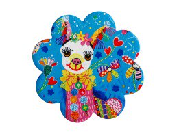 Maxwell & Williams Σουβέρ Κεραμικό Λουλούδι Donna Sharam Rainbow Jungle Lively & Lovely 10cm