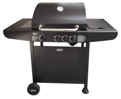 Outback Ψηστιέρα Υγραερίου με Πλαϊνό Καυστήρα  & Μαντεμένιες Σχάρες 9kW122x57x106cm Halo 3