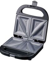 Progress Τοστιέρα για 2 Τοστ με Τριγωνικές Πλάκες Μαύρη 750W