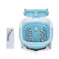 Αναδιπλούμενη Ηλεκτρική Συσκευή Υδρομασάζ Ποδιών με Τηλεχειριστήριο 500 W Χρώματος Μπλε Costway EP24782DE-BL