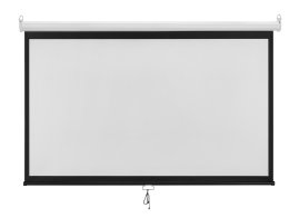 BRATECK οθόνη προβολής projector τοίχου/οροφής ESBA100 221x124cm 16:9/100" πτυσσόμενη