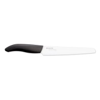 Kyocera Μαχαίρι του Ψωμιού 18cm Με Λευκή Κεραμική Οδοντωτή Λάμα Μαύρη Λαβή Gen