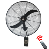 Human Ανεμιστήρας Τηλεχειριζόμενος Τοίχου 30" 240W FLW-750HR Μαύρος