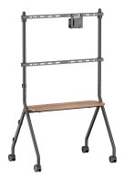 BRATECK βάση τηλεόρασης δαπέδου FS66-46F-01 37-86" έως 80kg με ράφι & ροδάκια