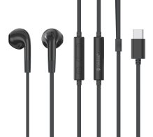 CELEBRAT earphones με μικρόφωνο G39 USB-C σύνδεση 14mm 1.2m μαύρα