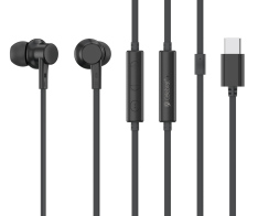 CELEBRAT earphones με μικρόφωνο G40 USB-C σύνδεση 10mm 1.2m μαύρα