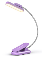 GLOCUSENT LED φακός διαβάσματος GLCSNTA2402 επαναφορτιζόμενος έως 60lm μωβ