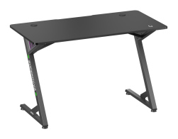 BRATECK gaming γραφείο GMD14-1 με RGB φωτισμό 120x60x75cm μαύρο