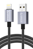ORICO καλώδιο Lightning σε USB GQA12 2.4A 480Mbps 1m μαύρο