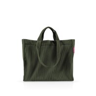 Reisenthel Τσάντα ώμου Softshopper cord Dark Matcha