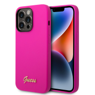 Guess Vintage Back Cover Σιλικόνης Fuchsia (iPhone 14 Pro Max)