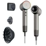 IQ HD-1285 Aura Sense Σεσουάρ Ionic 1600W Ασημί