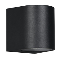 POWERTECH φωτιστικό τοίχου HLL-0187 για GU10 λάμπα μεταλλικό IP65 μαύρο