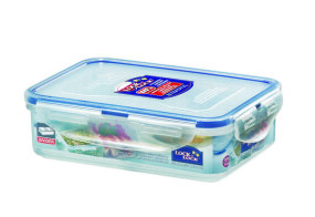 Lock & Lock Δοχείο Φύλαξης Τροφίμων Παραλληλόγραμμο 550ml με Χώρισμα - Συνθετικό