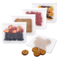 Σακούλες Τροφίμων Επαναχρησιμοποιούμενες Αεροστεγείς 4τμχ HUH-0040